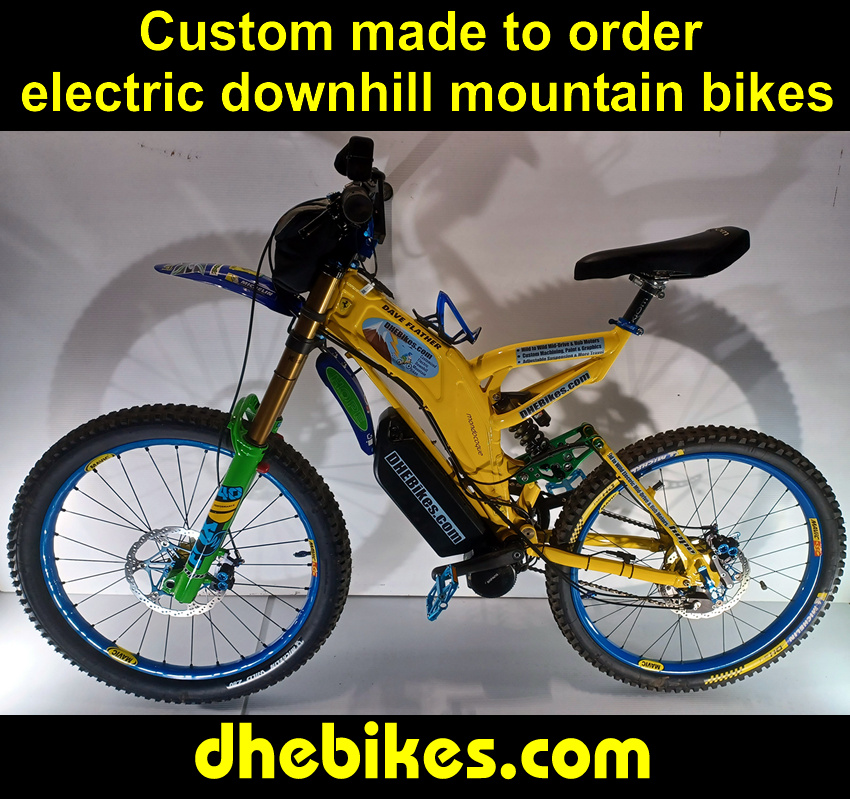 Men's custom 2001 Norco Electric Downhill Mountain Bike with over 10